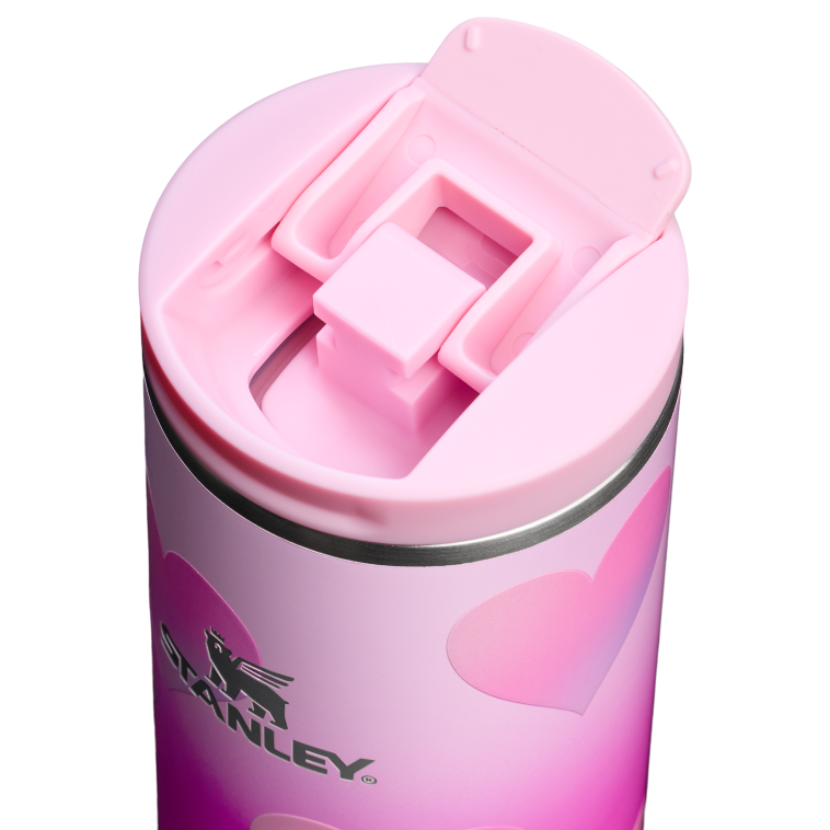 Powder Pink Heart Gradient