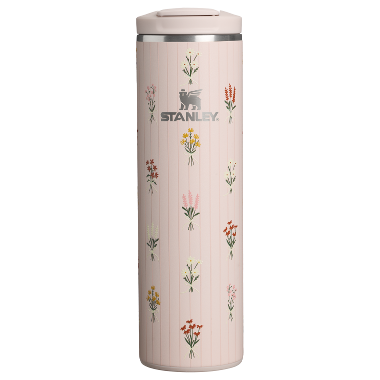 The Transit Flip Top Mug | 16 OZ | Rose Quartz Bouquets