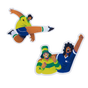 Swatch for Stanley 1913 Stanley 1913 x Brazil Country Collection Sticker Pack in Team Yellow Green