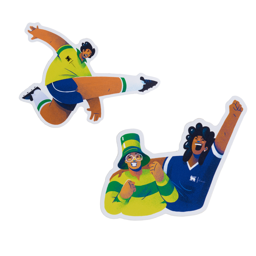 Stanley 1913 Stanley 1913 x Brazil Country Collection Sticker Pack in Team Yellow Green