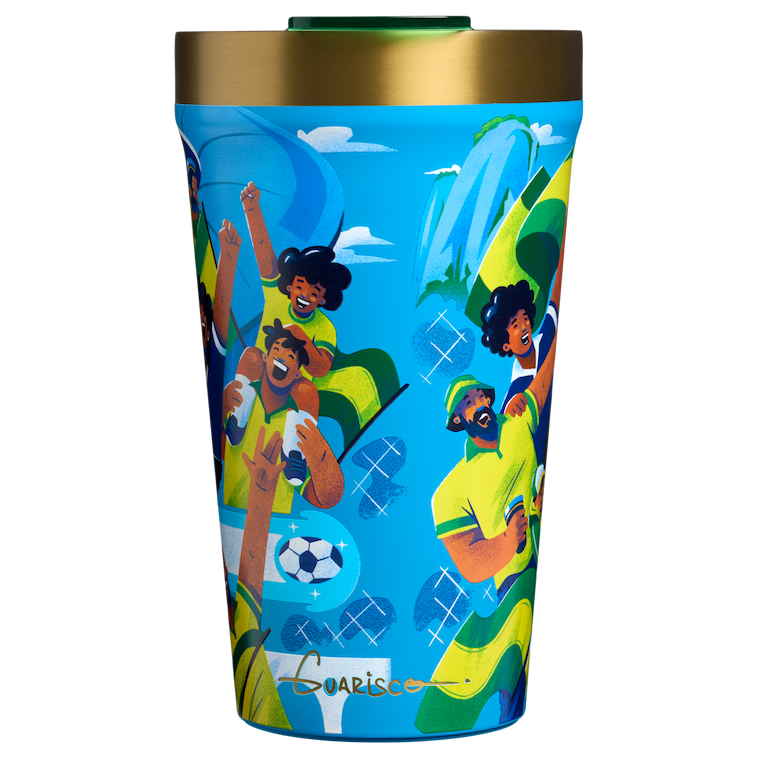 Stanley 1913 The Everyday Tumbler 16 OZ Fútbol Artist Collection Brazil in Brazil | Back View