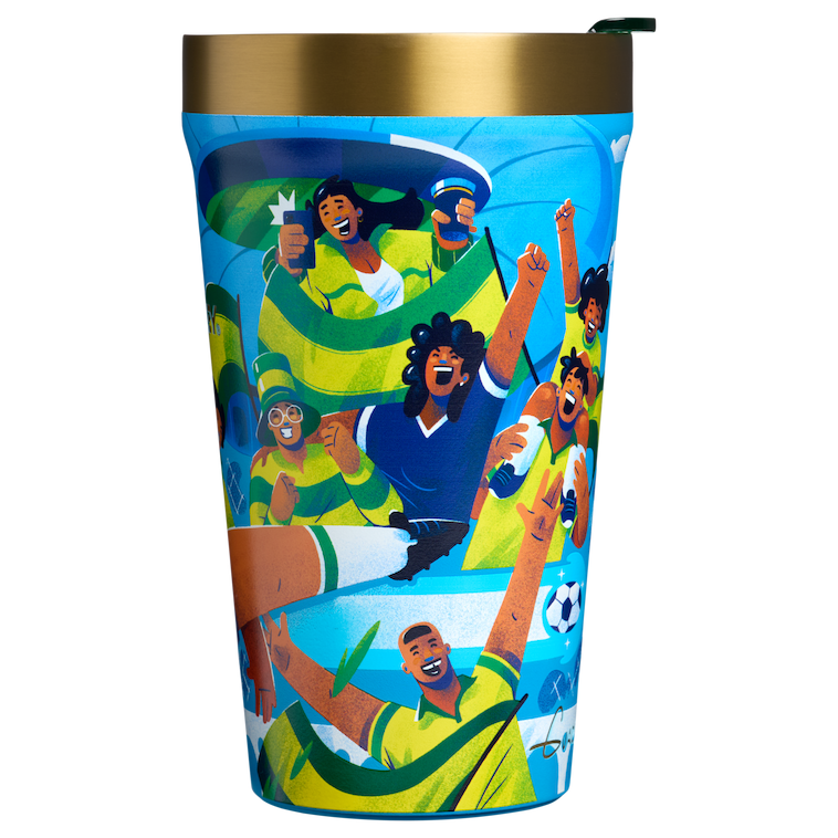 Stanley 1913 The Everyday Tumbler 16 OZ Fútbol Artist Collection Brazil in Brazil