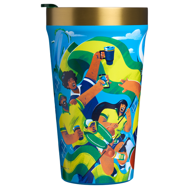 Stanley 1913 The Everyday Tumbler 16 OZ Fútbol Artist Collection Brazil in Brazil
