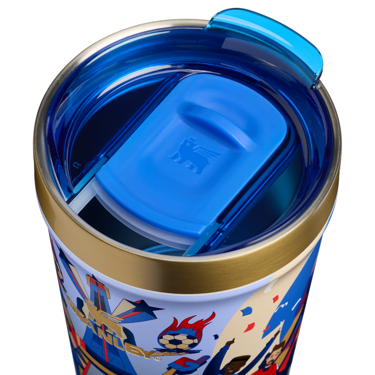 Stanley 1913 The Everyday Tumbler 16 OZ Fútbol Artist Collection France in France | Lid Detailed View