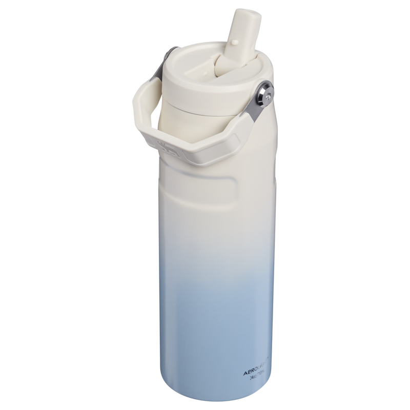 Stanley 1913 The IceFlow™ Bottle with Flip Straw Lid 24 OZ in Blue Dream Gradient | Back View