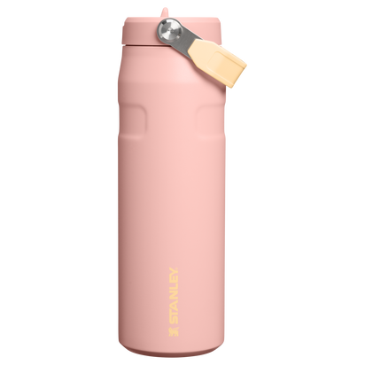 Stanley 1913 The IceFlow™ Bottle with Flip Straw Lid 24 OZ in Peach Rose | Front View
