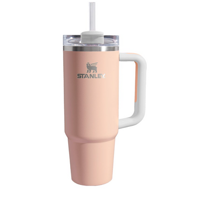 Quencher H2.0 - Peach Color Block - 30oz - Front - Stanley